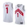 Gradey Dick Toronto Raptors 2023 NBA Draft White Association Edition Jersey Men