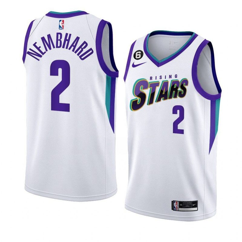 andrew nembhard jersey 2023 nba rising stars white