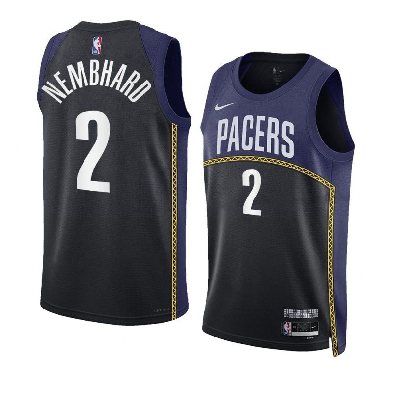 andrew nembhard pacersjersey 2022 23city edition black yyt