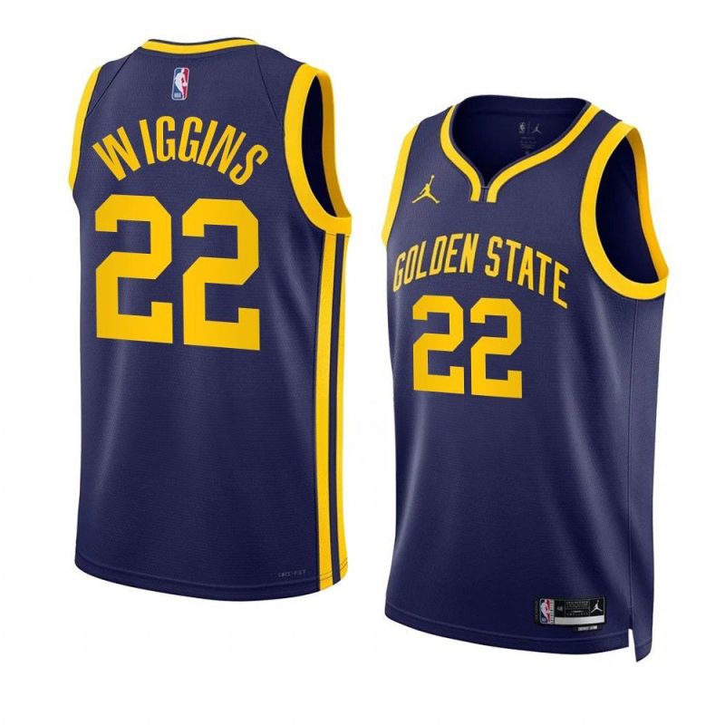 andrew wiggins navy statement edition jersey