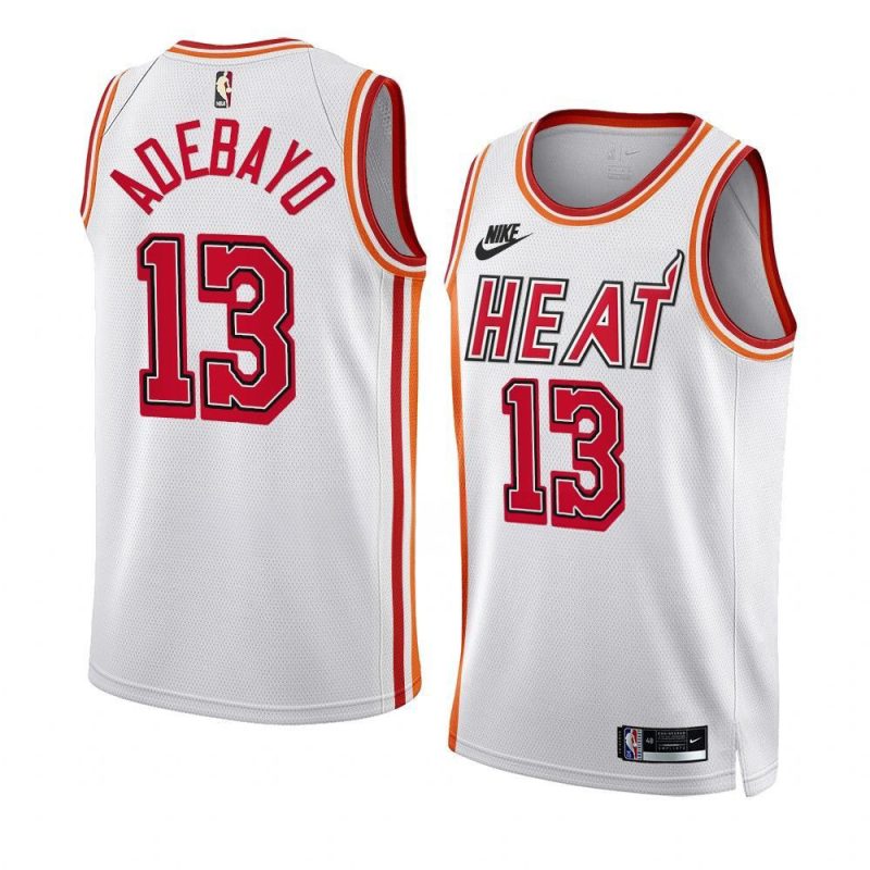 bam adebayo heatjersey 2022 23classic edition white