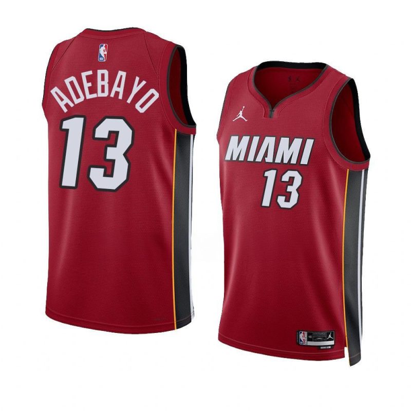 bam adebayo heatjersey 2022 23statement edition redswingma