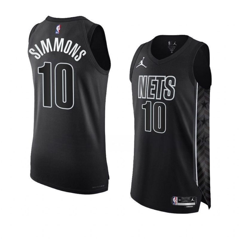 ben simmons 2022 23nets jersey authenticstatement edition