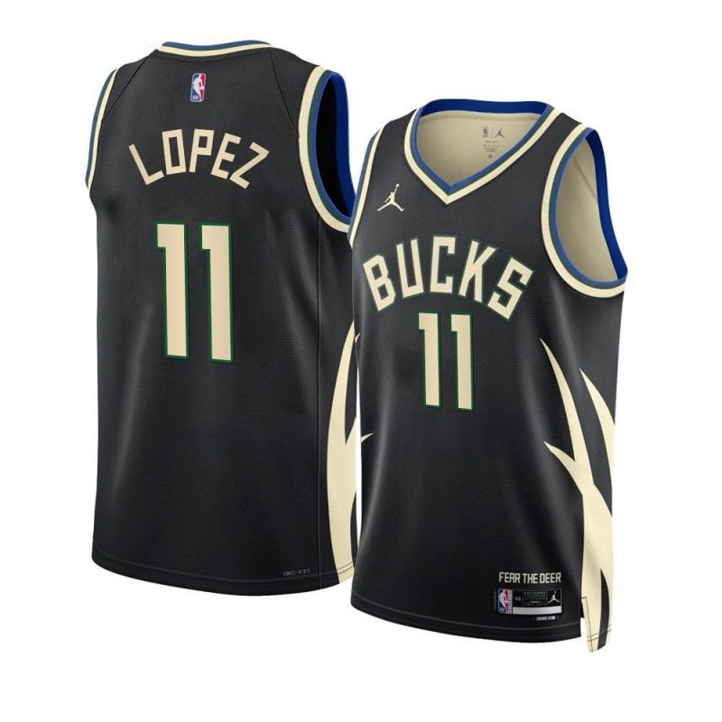 brook lopez black statement edition jersey