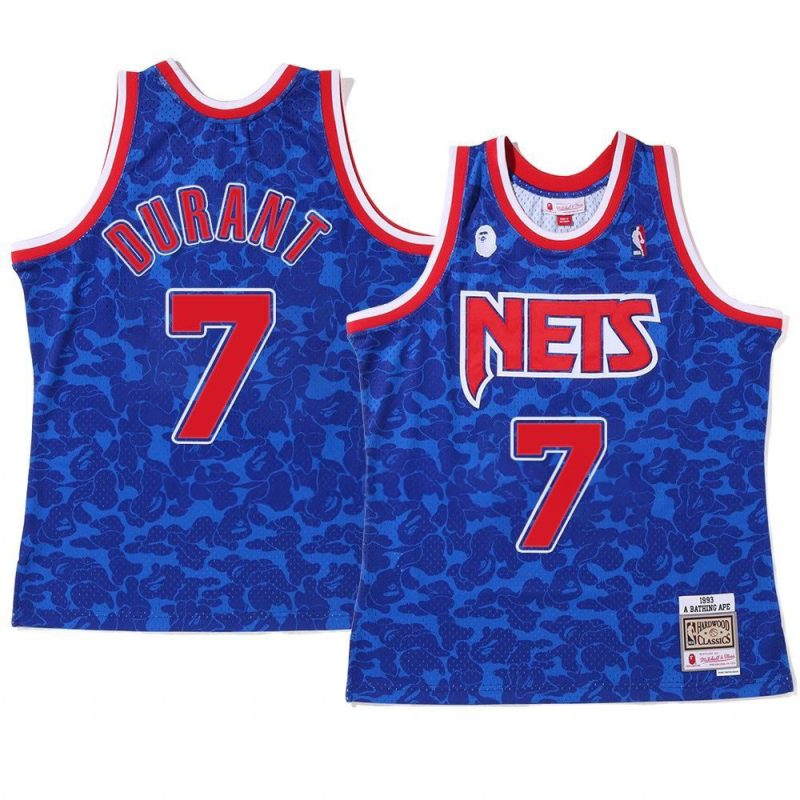 brooklyn nets kevin durant royal 2022 bape menjerse