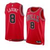 bulls zach lavine red 2022 23icon edition swingman