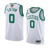 celtics jayson tatum 2022 nba finals white jersey