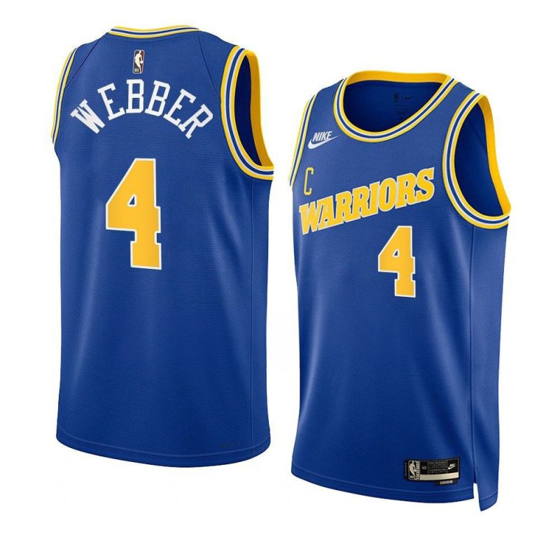 chris webber warriorsjersey 2022 23classic edition blueswi