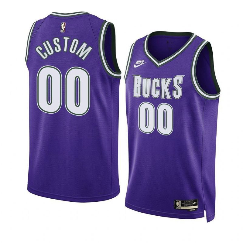 custom bucksjersey 2022 23classic edition purplebig 3 yyth