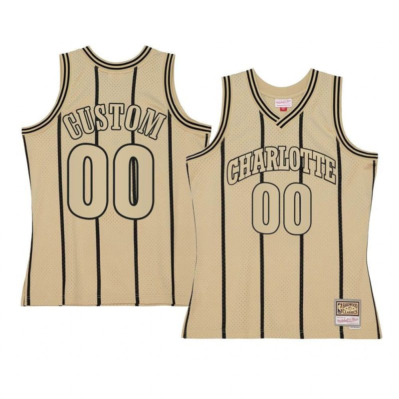 custom jersey hardwood classics khaki black swingman