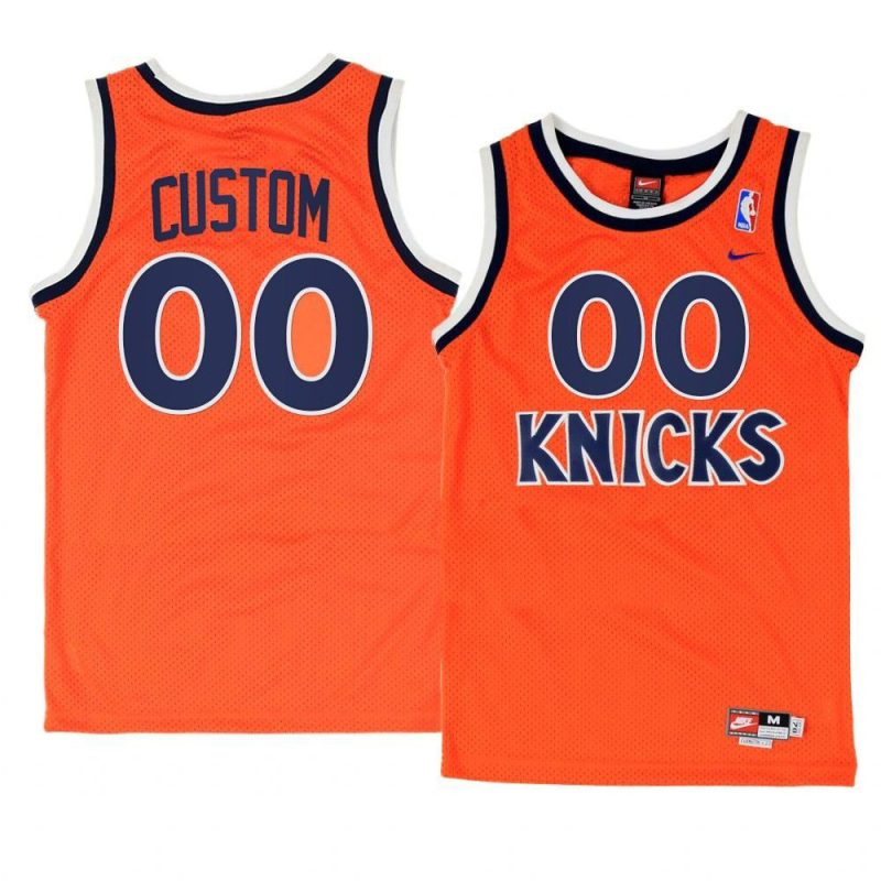 custom replica jersey throwback orange