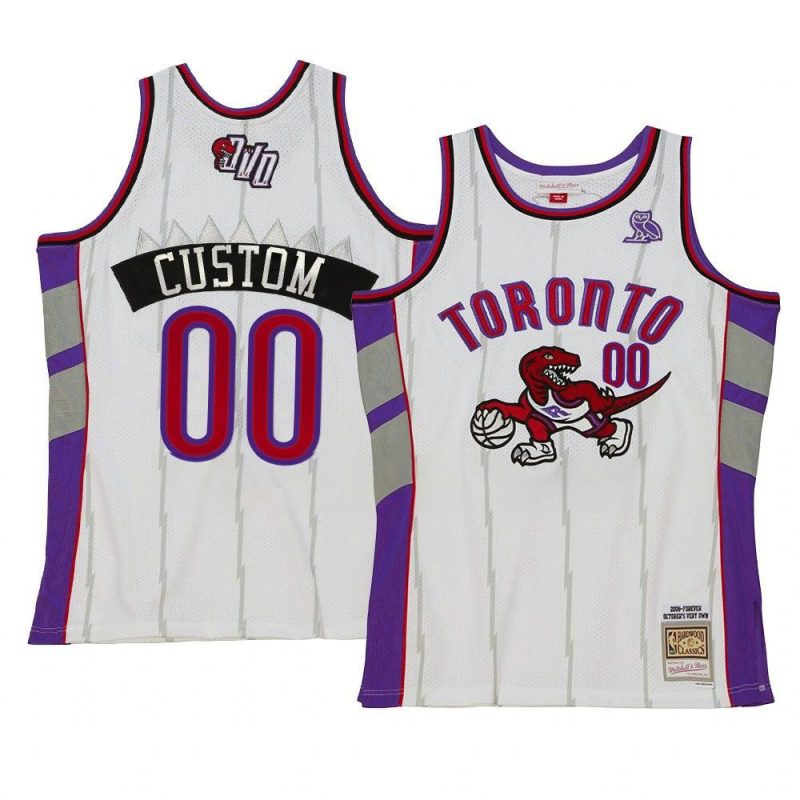 custom swingman jersey ovo x hardwood classic white