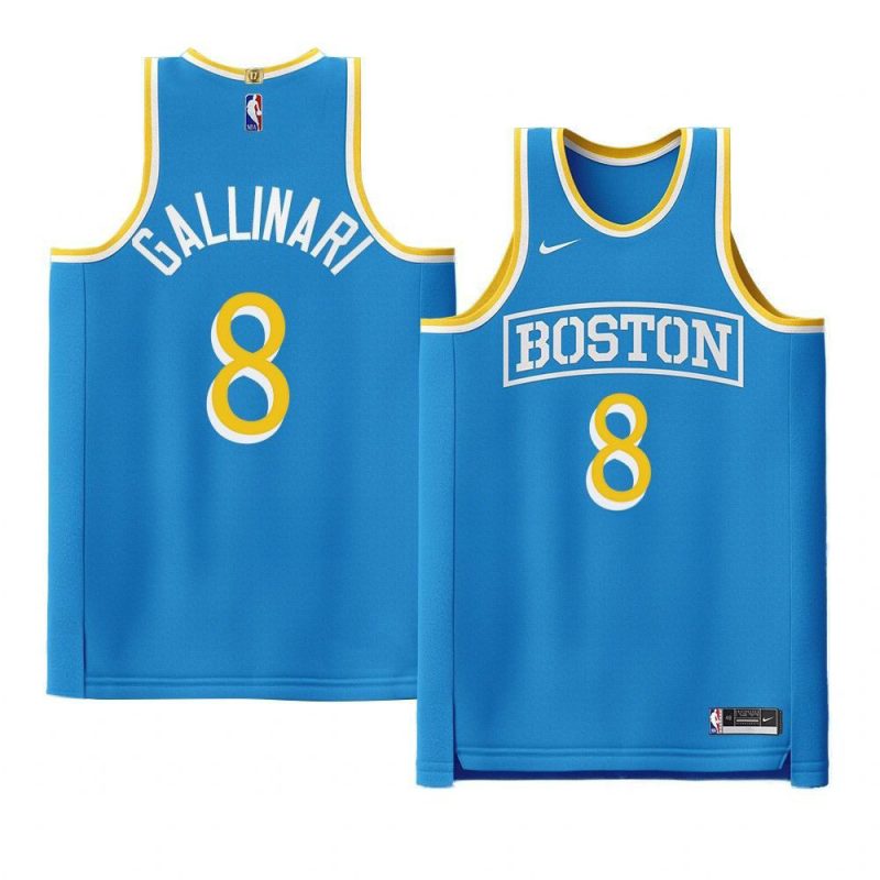 danilo gallinari celtics city connect bluejersey blue