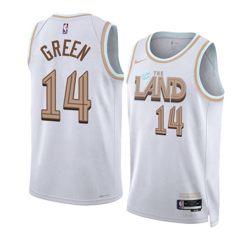 danny green cavaliersjersey 2022 23city edition whiteswing