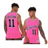 demar derozan jersey neon tropical pink swingman