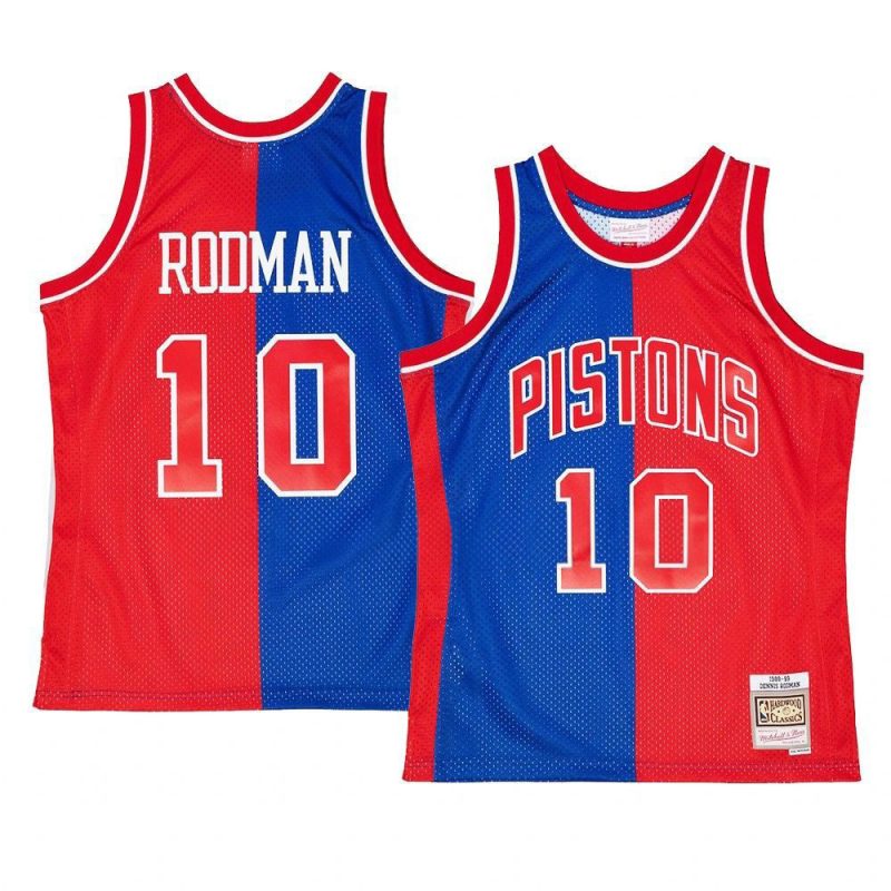 dennis rodman jersey hardwood classics 1988 89 blue