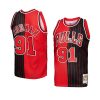 dennis rodman jersey hardwood classics 1995 96 red