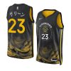 draymond green warriors japanese heritage black menjersey