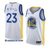 draymond green warriors japanese heritage white menjersey