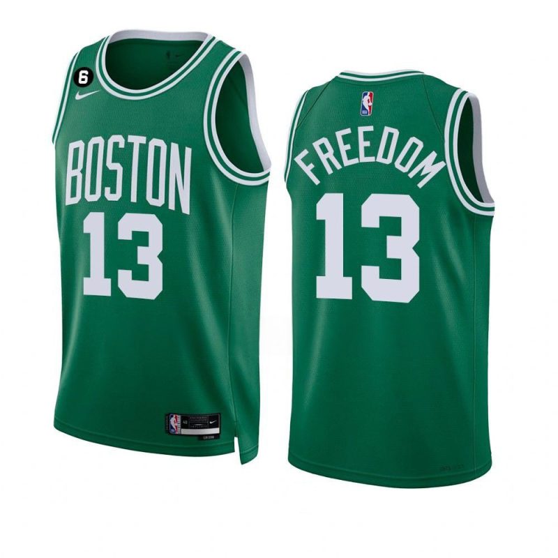 enes freedom celticsjersey icon edition greenswingman