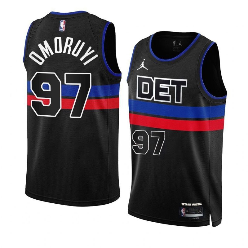 eugene omoruyi pistonsjersey 2022 23statement edition blac