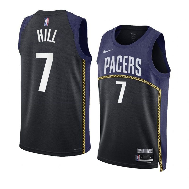 george hill pacersjersey 2022 23city edition blackswingman