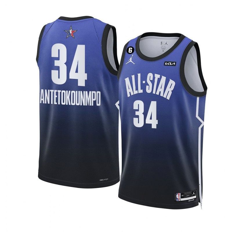 giannis antetokounmpo 2023 nba all star jersey buck