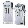 goran dragic bucksjersey 2022 23association edition whites