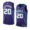 gordon hayward hornetsjersey 2022 23statement edition purp