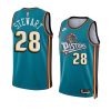 isaiah stewart pistonsjersey 2022 23classic edition tealsw