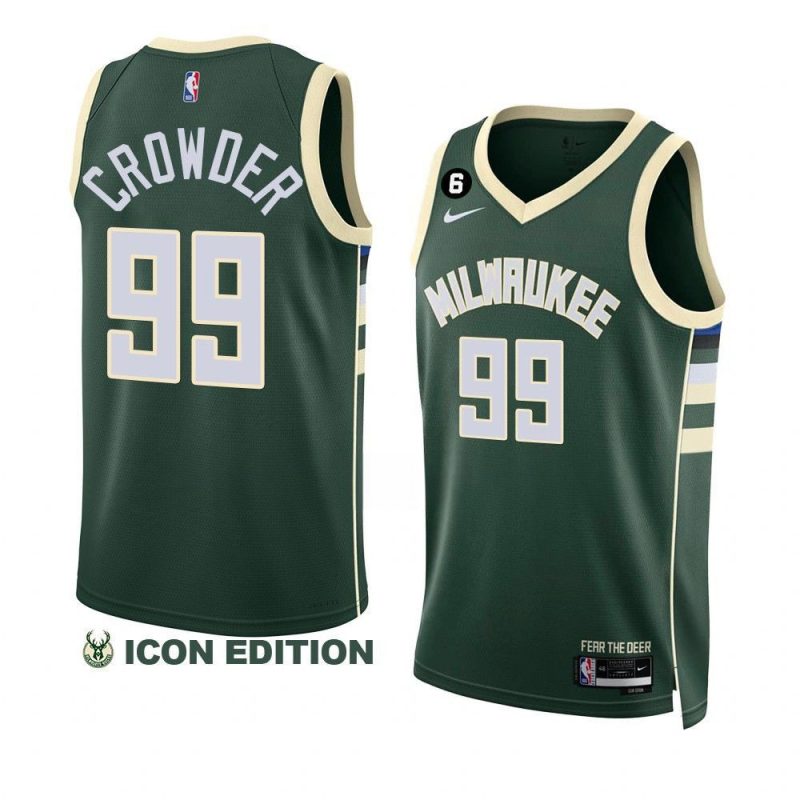 jae crowder men swingman jersey icon edition green