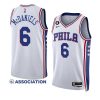 jalen mcdaniels 76ersjersey 2022 23classic edition whitesw