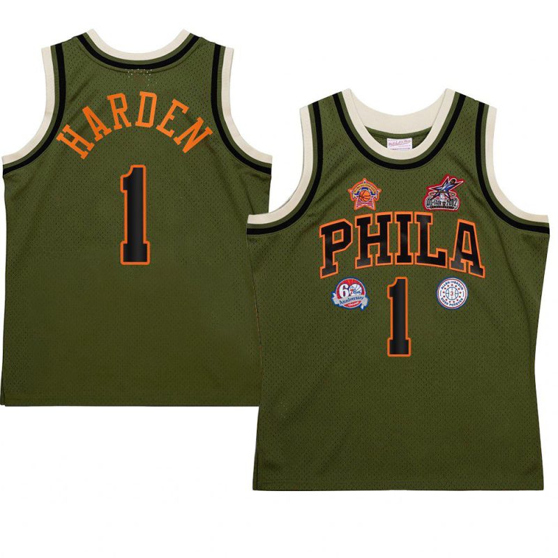 james harden shorts set jersey military flight patc