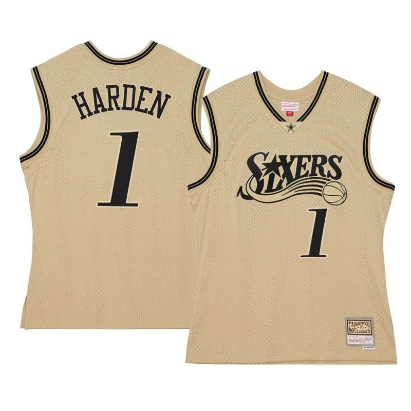 james harden swingman jersey hardwood classics khaki yythk