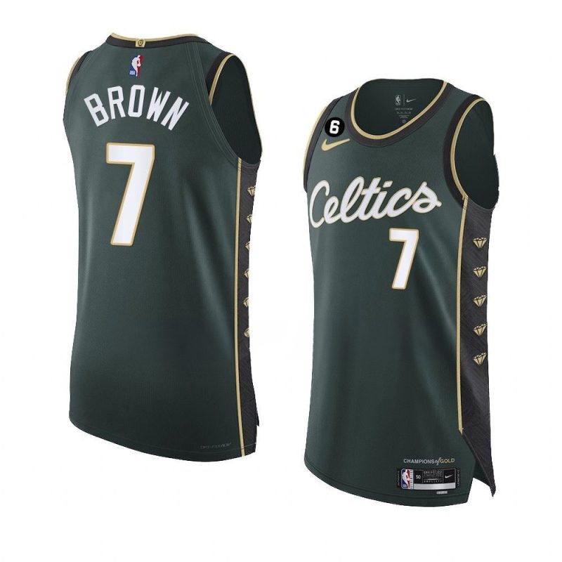 jaylen brown 2022 23celtics jersey city editionauthentic y