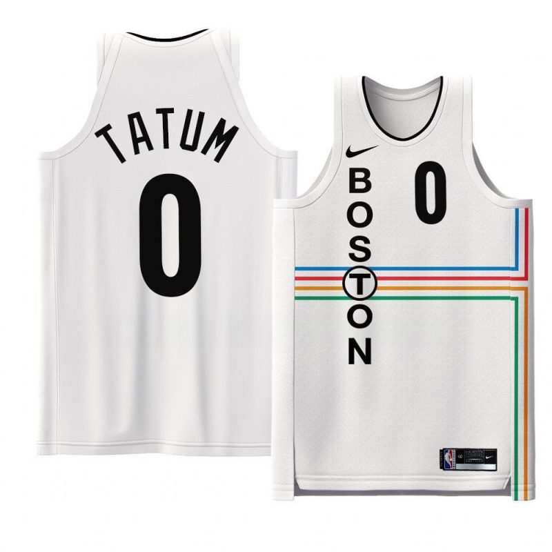 jayson tatum celtics the t whitejersey white