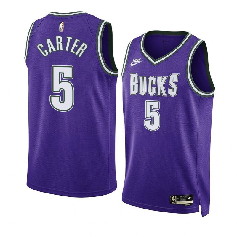 jevon carter bucksjersey 2022 23classic edition purplebig