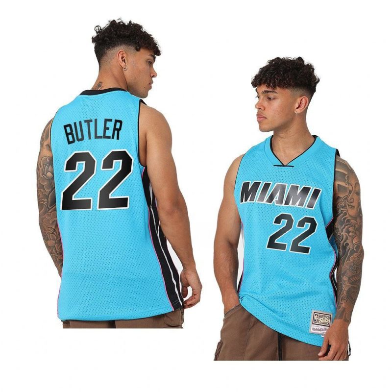 jimmy butler swingman jersey neon tropical blue