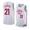 joel embiid 76ersjersey 2022 23city edition whiteswingman