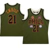 joel embiid shorts set jersey military flight patch