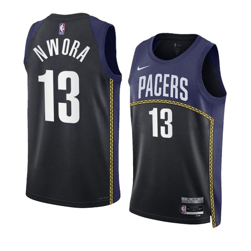 jordan nwora pacersjersey 2022 23city edition blackswingma