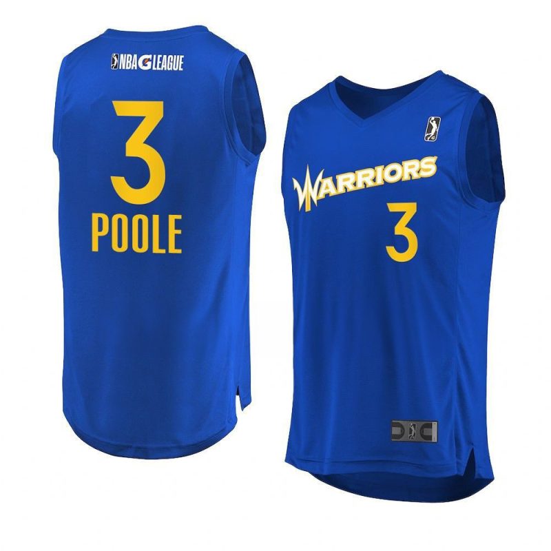 jordan poole warriorsjersey replica royal