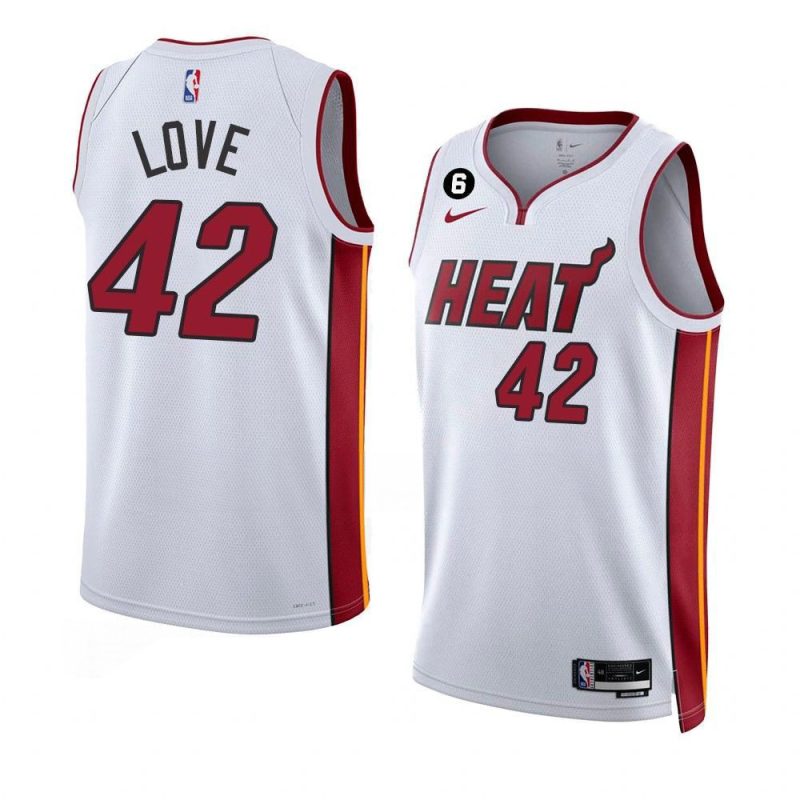 kevin love heatjersey 2022 23association edition whiteswin