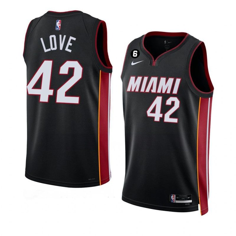 kevin love heatjersey 2022 23icon edition blackswingman 1