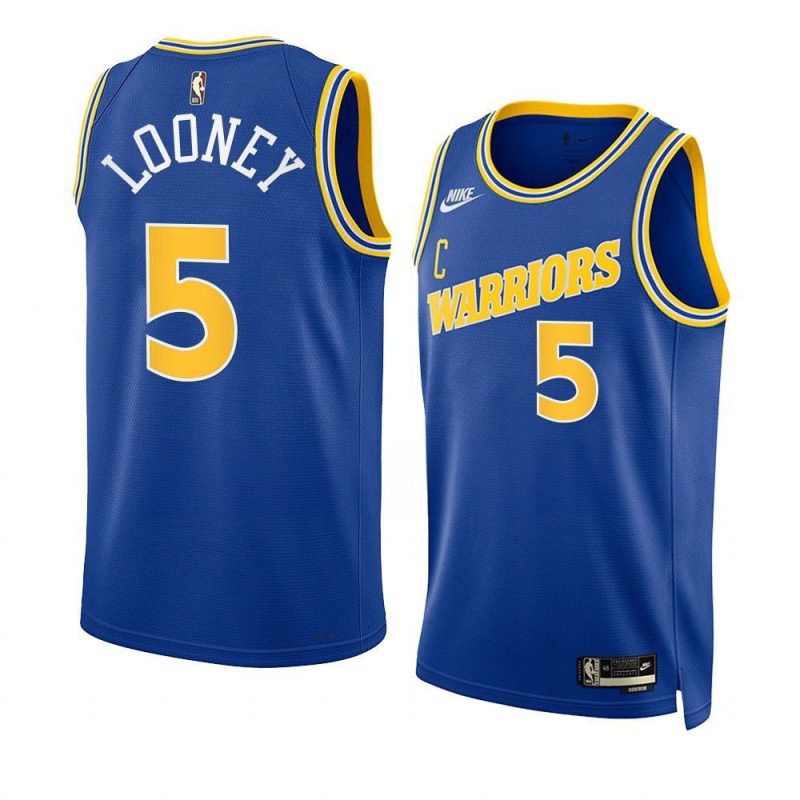 kevon looney warriorsjersey 2022 23classic edition blueswi