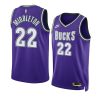 khris middleton bucksjersey 2022 23classic edition purpleb