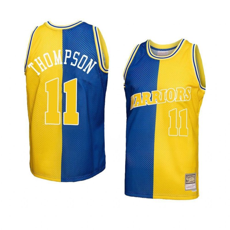 klay thompson jersey hardwood classics royal gold s