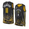 klay thompson warriorsjersey 2022 23city edition blackswin