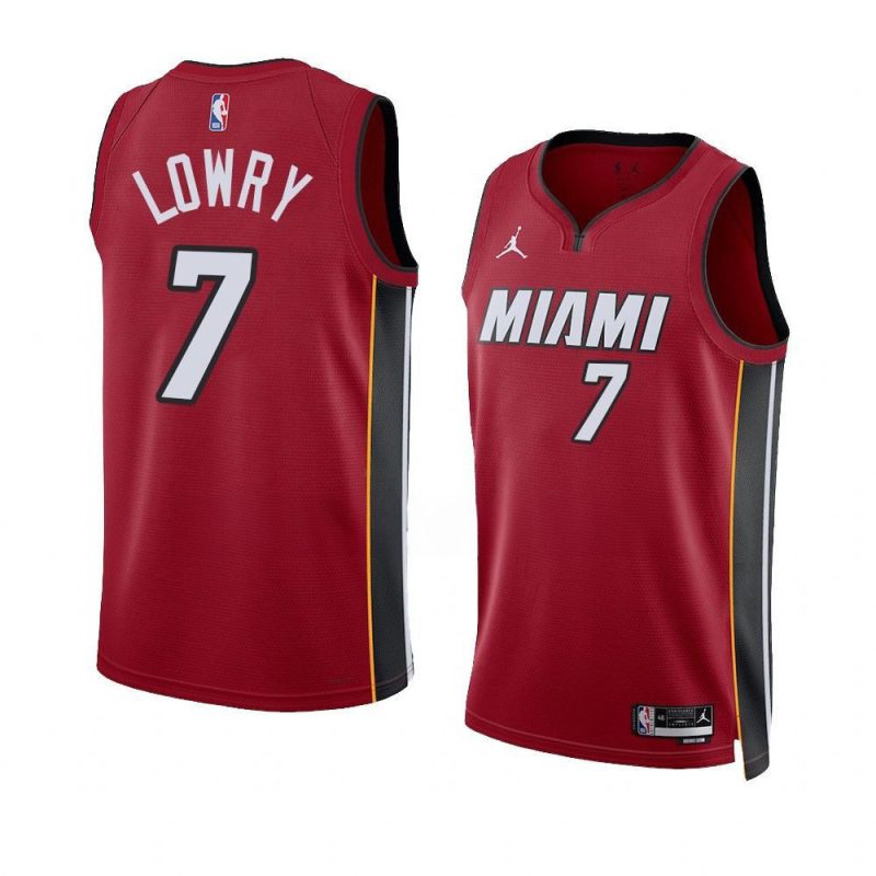 kyle lowry heatjersey 2022 23statement edition redswingman