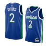 kyrie irving mavericksjersey 2022 23city edition blueswing